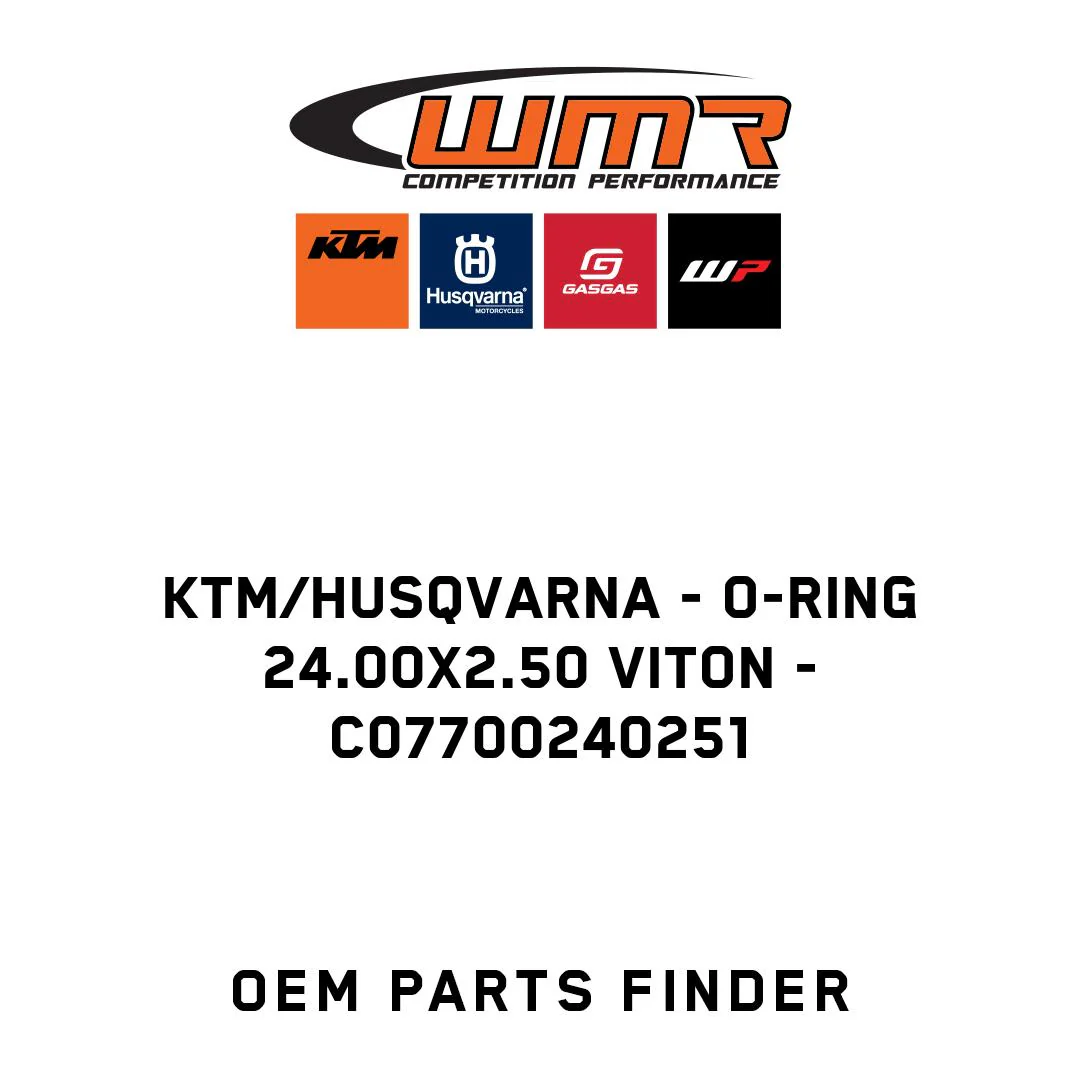 KTM/Husqvarna - o-ring 24.00x2.50 Viton - C07700240251
