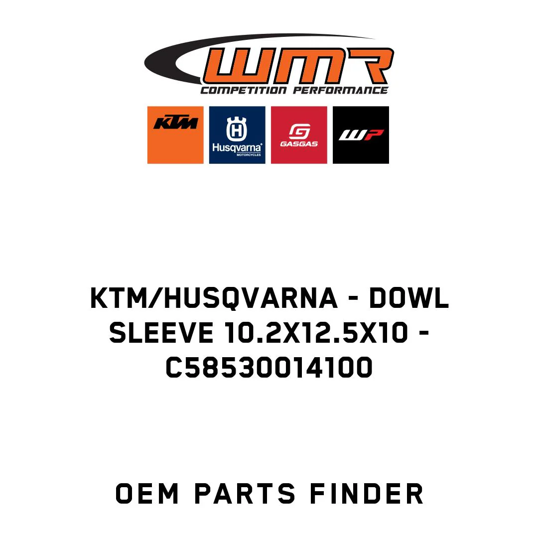 KTM/Husqvarna - dowl sleeve 10.2x12.5x10 - C58530014100