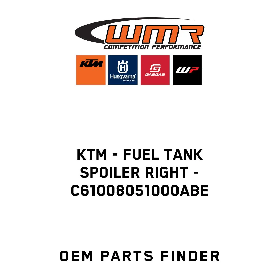 KTM - Fuel tank spoiler right - C61008051000ABE