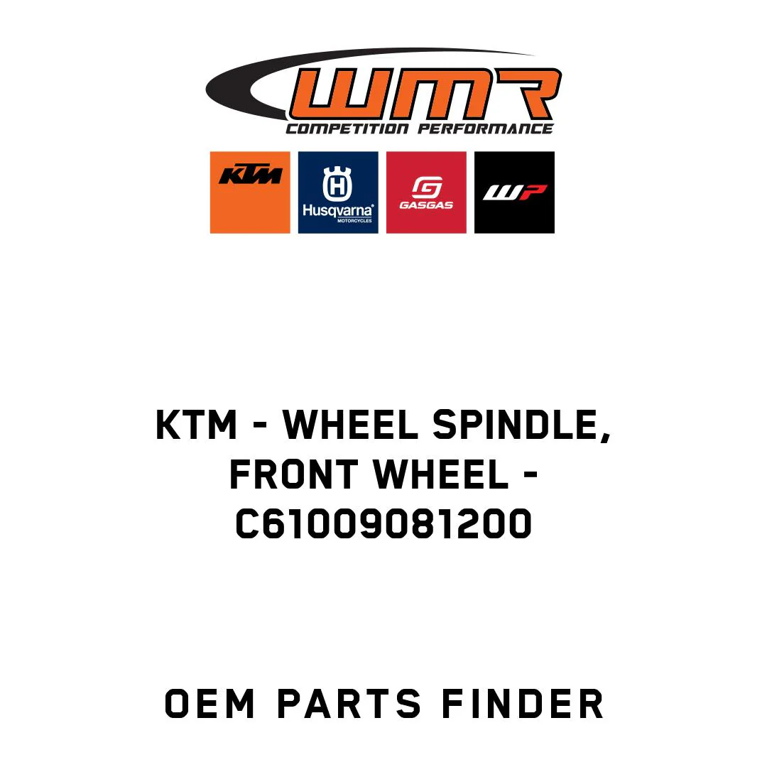 KTM - Wheel spindle, front wheel - C61009081200