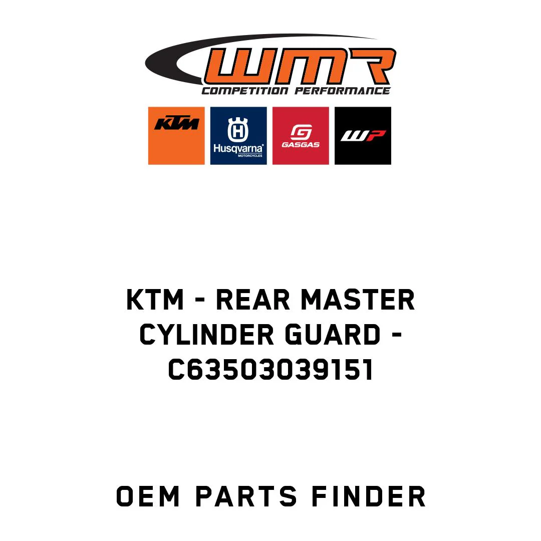 KTM - Rear master cylinder guard - C63503039151