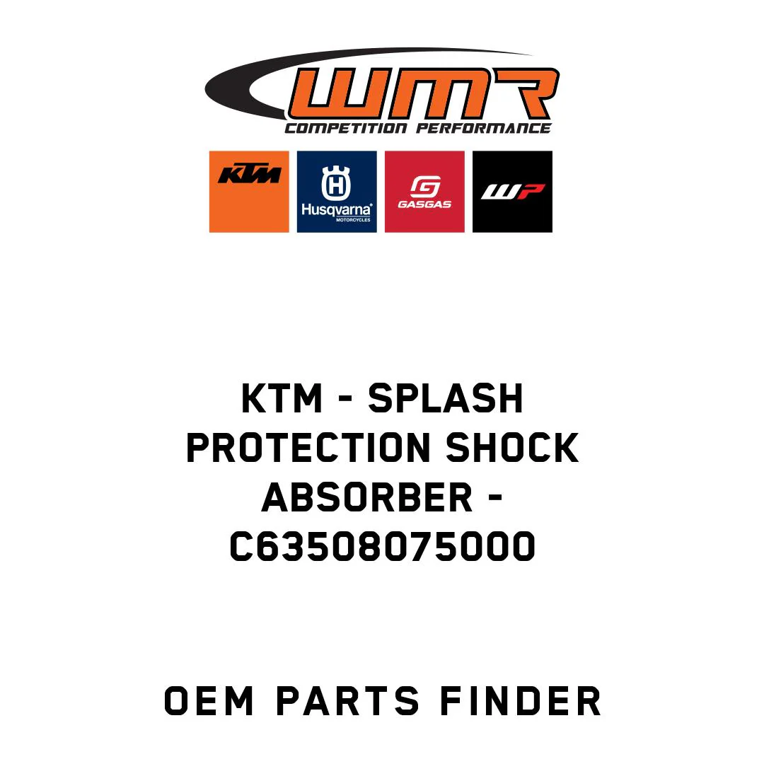 KTM - Splash protection shock absorber - C63508075000