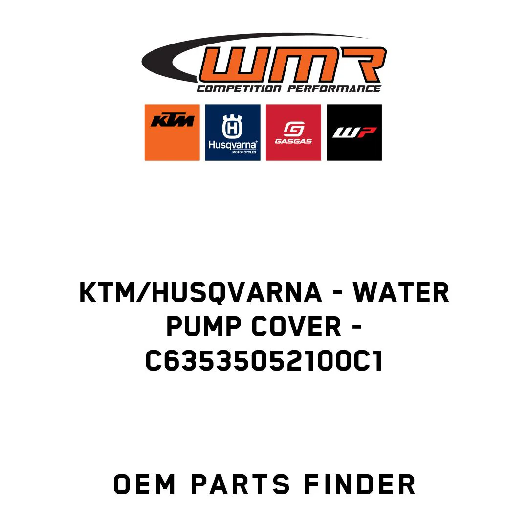 KTM/Husqvarna - Water pump cover - C63535052100C1