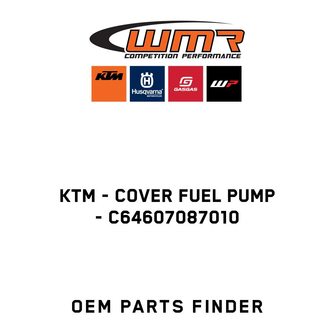 KTM - Cover fuel pump - C64607087010