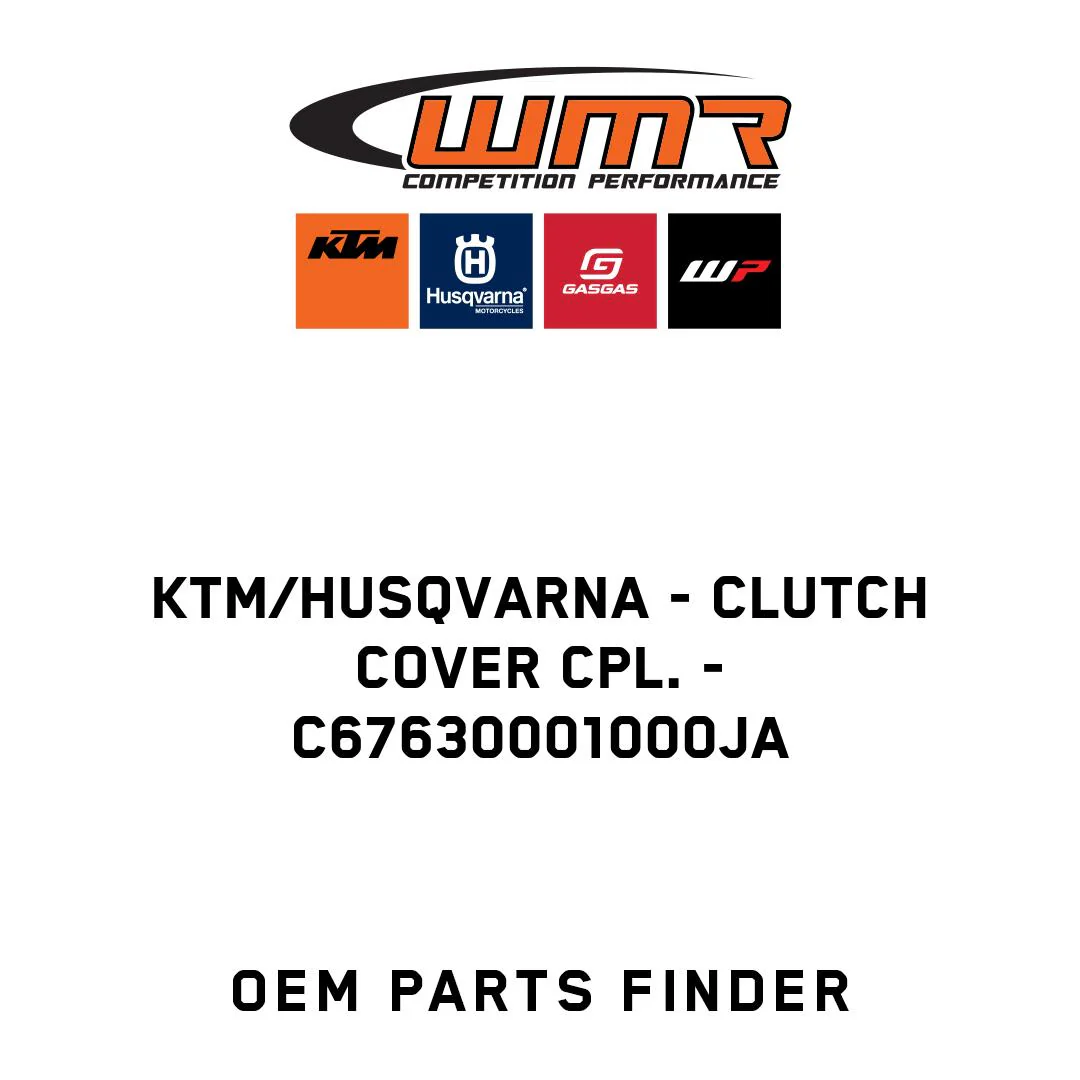 KTM/Husqvarna - Clutch cover cpl. - C67630001000JA