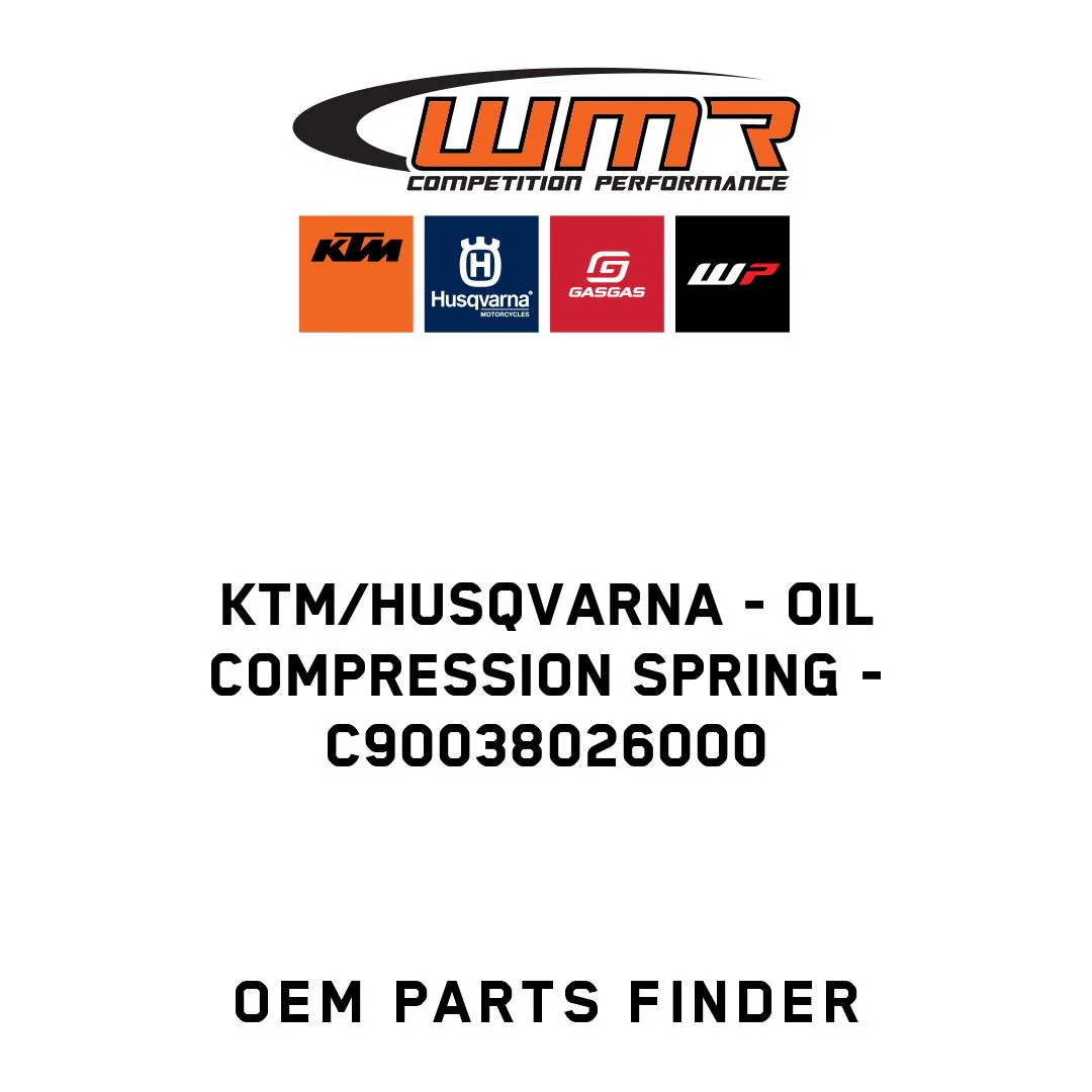 KTM/Husqvarna - Oil compression spring - C90038026000