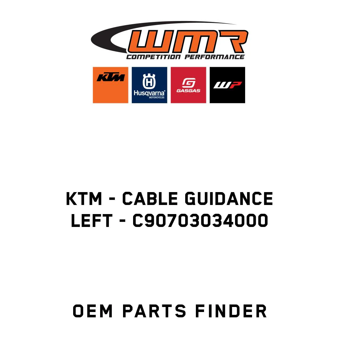 KTM - Cable guidance left - C90703034000