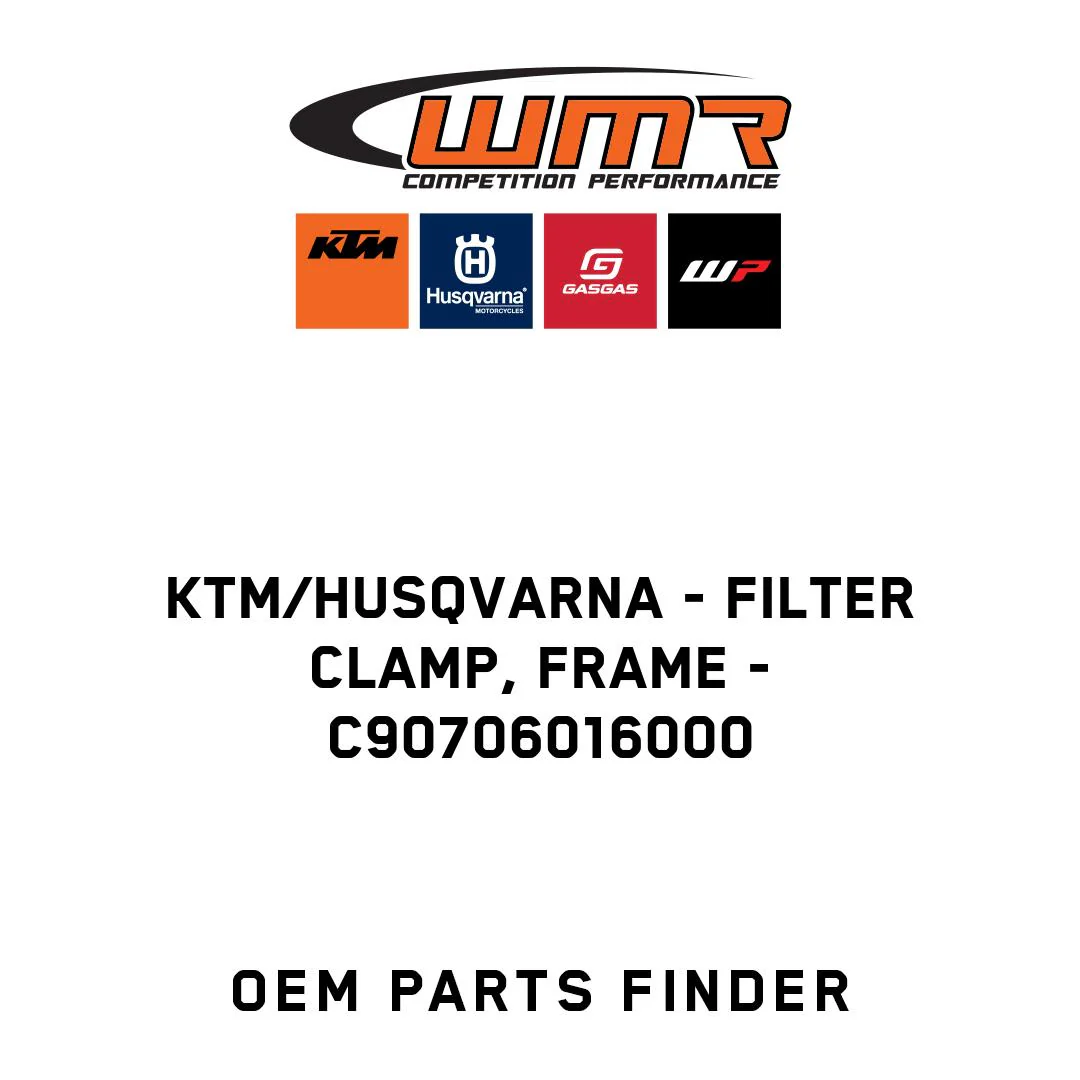 KTM/Husqvarna - Filter clamp, frame - C90706016000