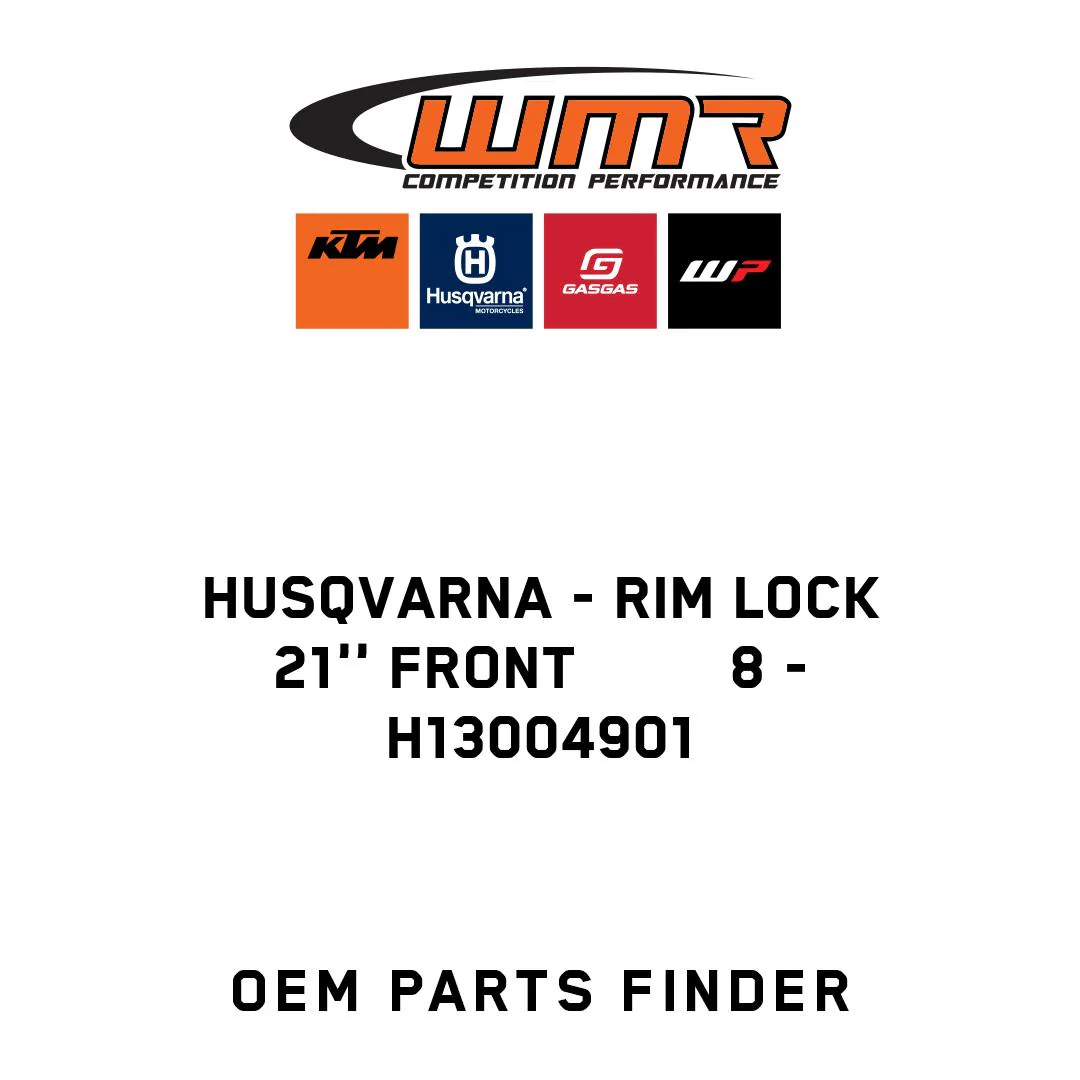 Husqvarna - RIM LOCK 21'' FRONT         8 - H13004901