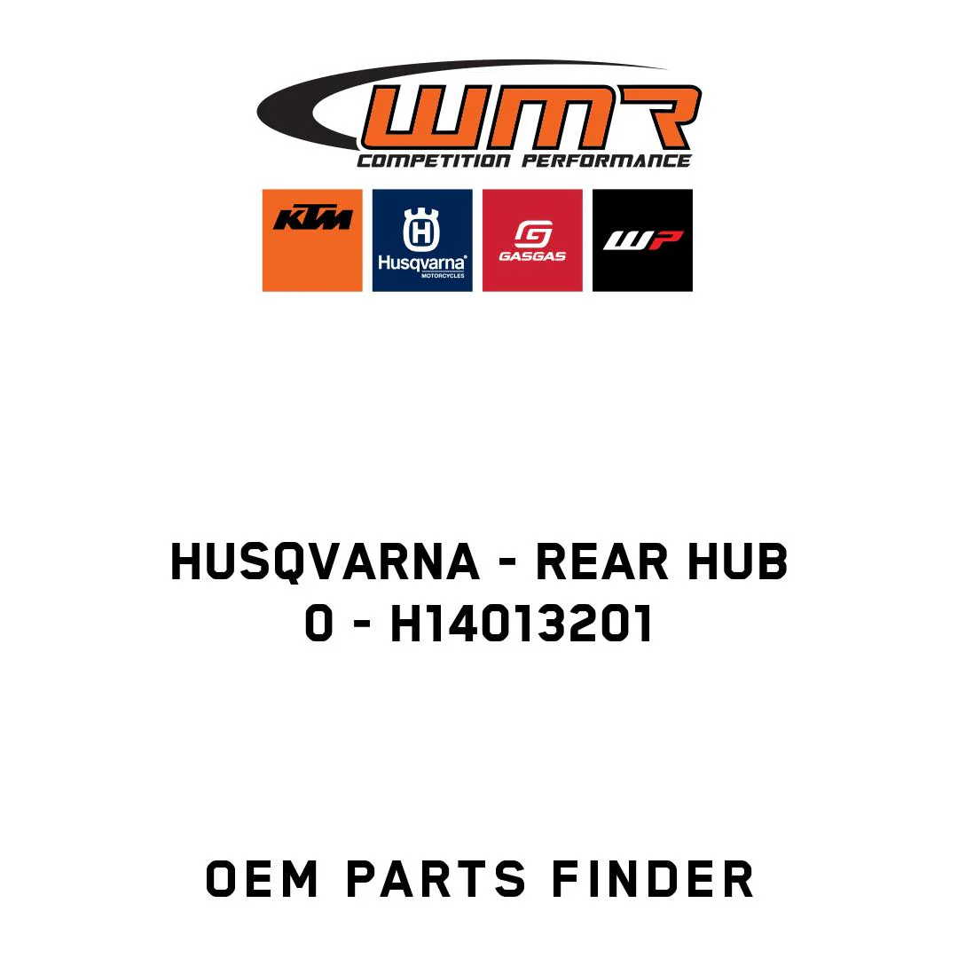 Husqvarna - REAR HUB                   0 - H14013201