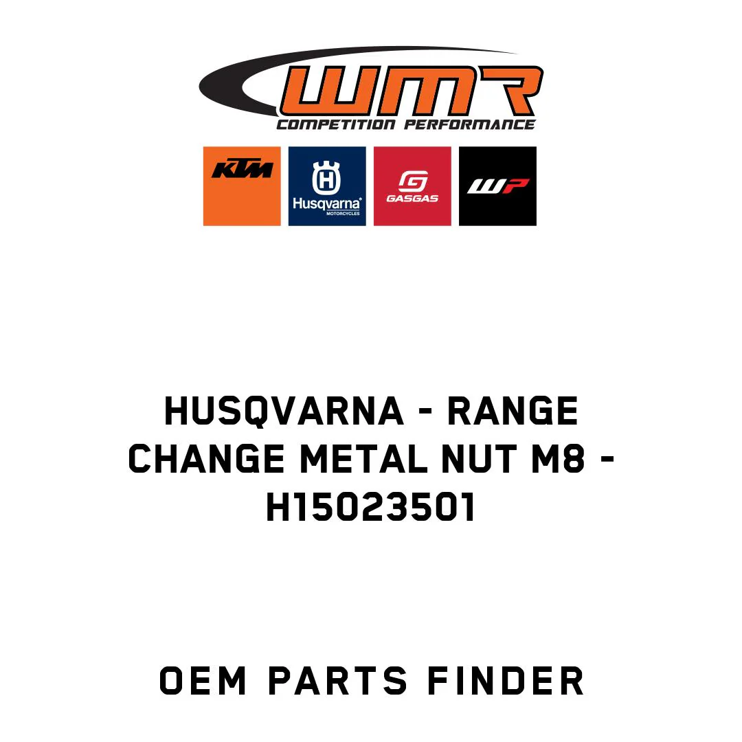 Husqvarna - RANGE CHANGE METAL NUT M8 - H15023501