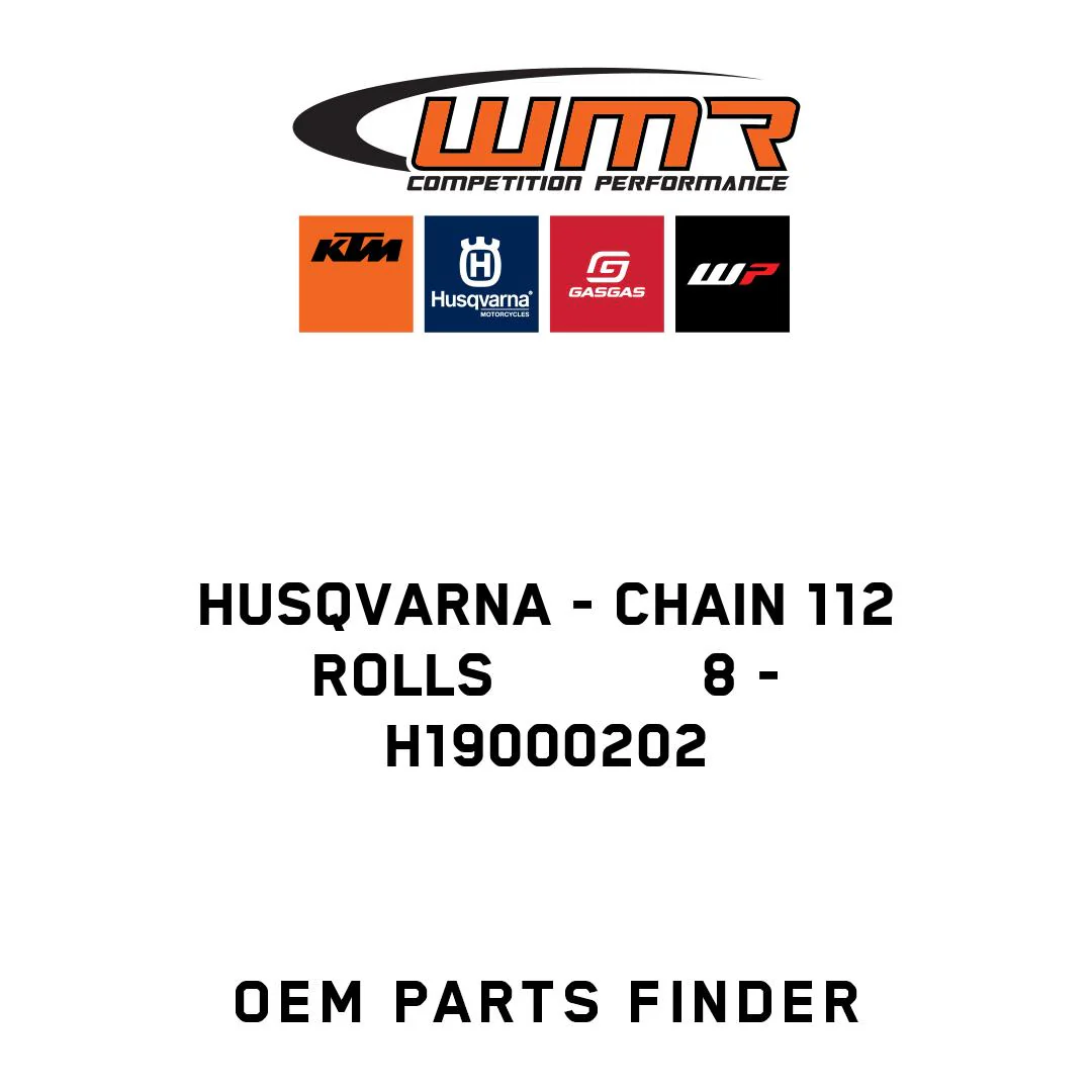 Husqvarna - CHAIN 112 ROLLS            8 - H19000202