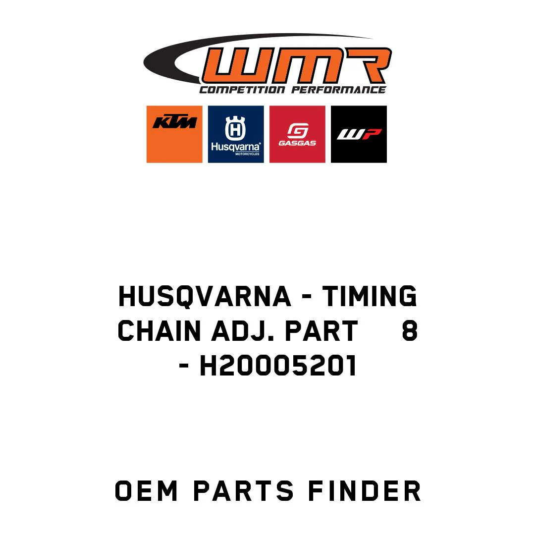 Husqvarna - TIMING CHAIN ADJ. PART     8 - H20005201