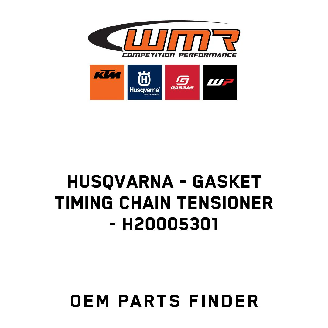 Husqvarna - GASKET TIMING CHAIN TENSIONER - H20005301
