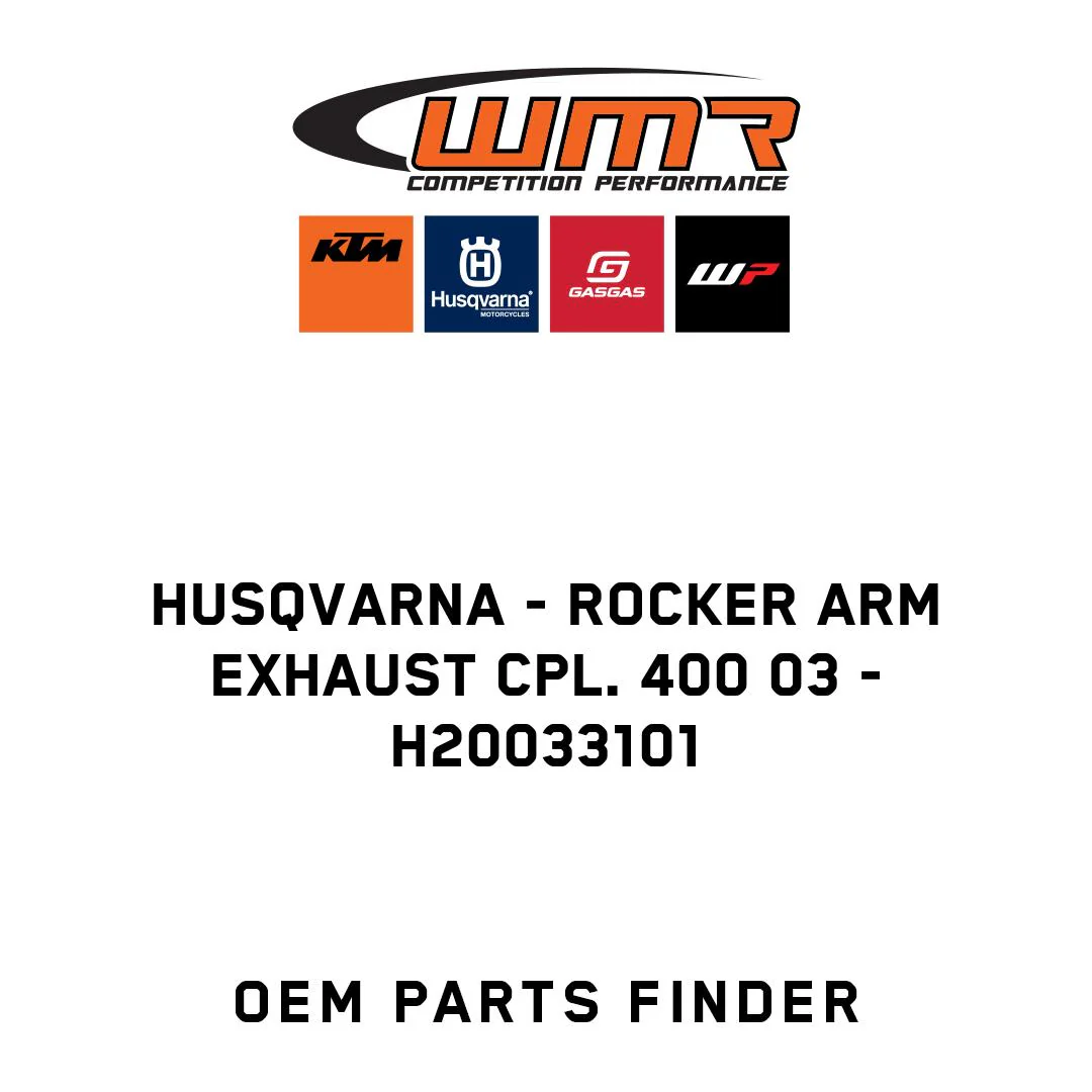 Husqvarna - ROCKER ARM EXHAUST CPL. 400 03 - H20033101