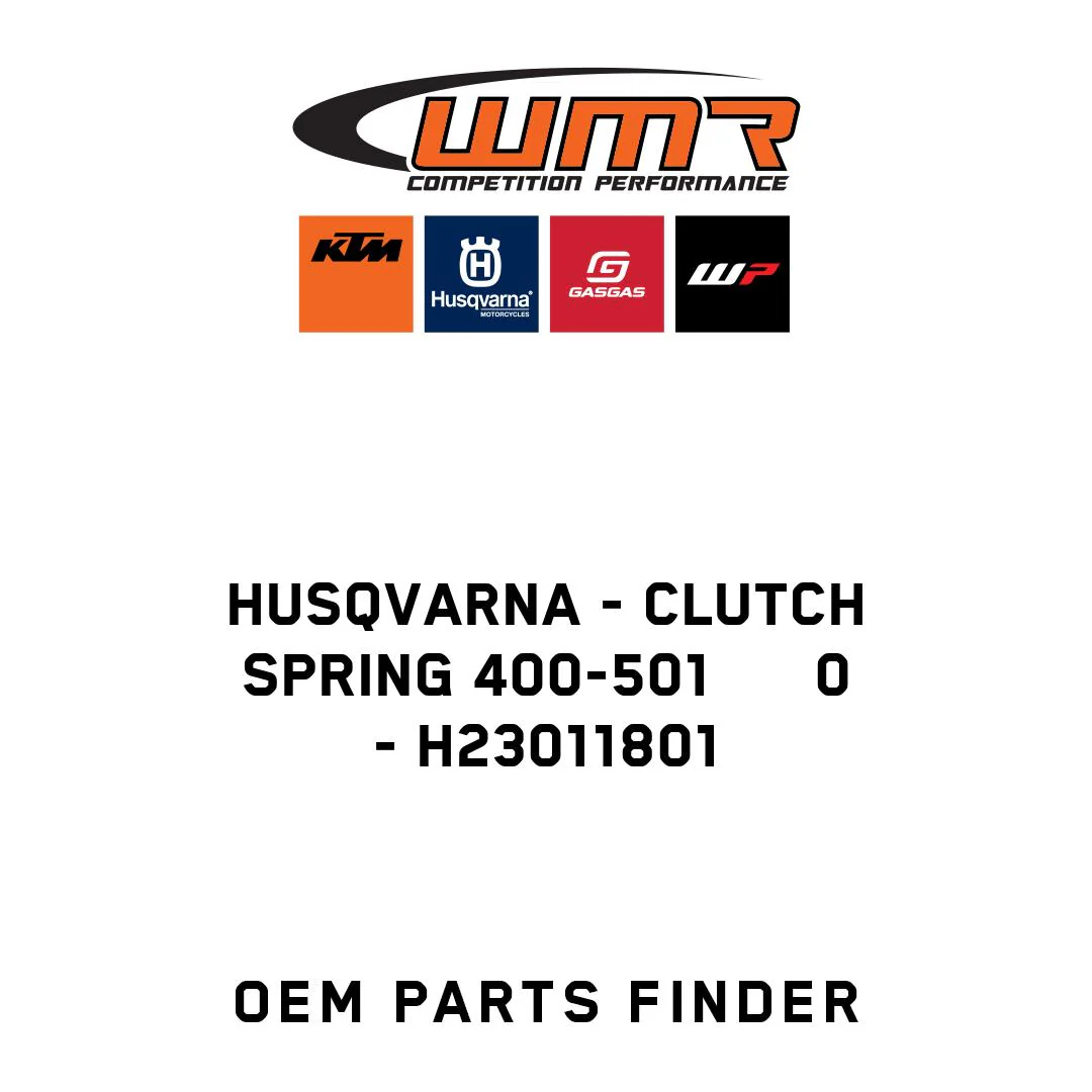 Husqvarna - CLUTCH SPRING 400-501      0 - H23011801
