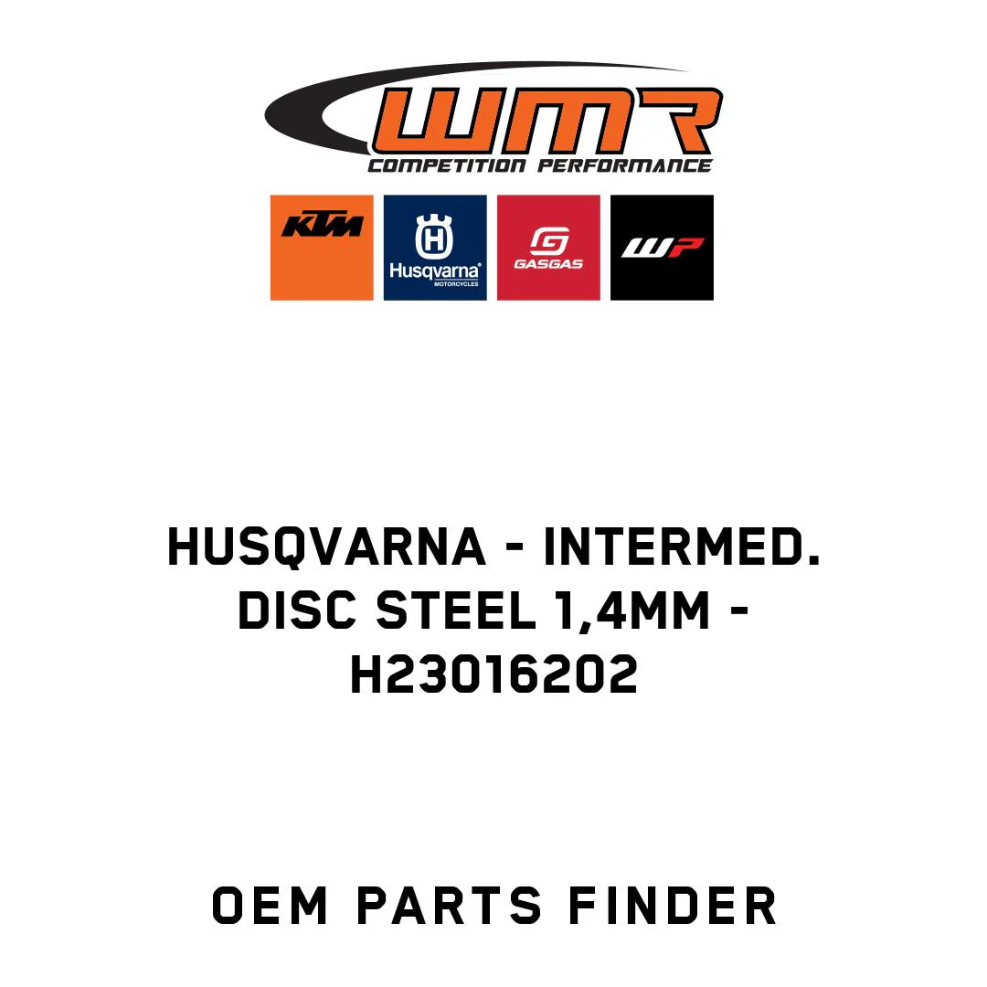 Husqvarna - INTERMED. DISC STEEL 1,4MM - H23016202