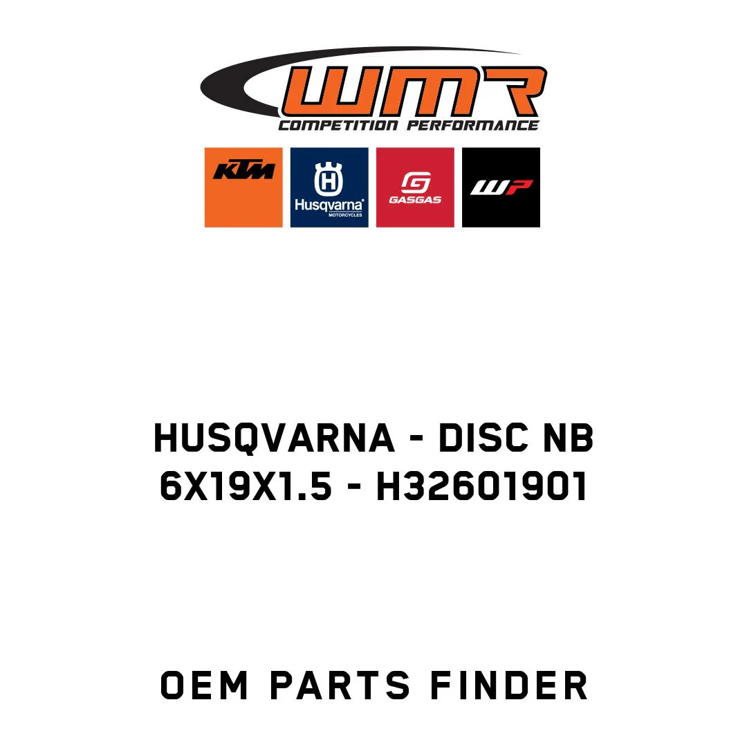 Husqvarna - DISC NB 6X19X1.5 - H32601901