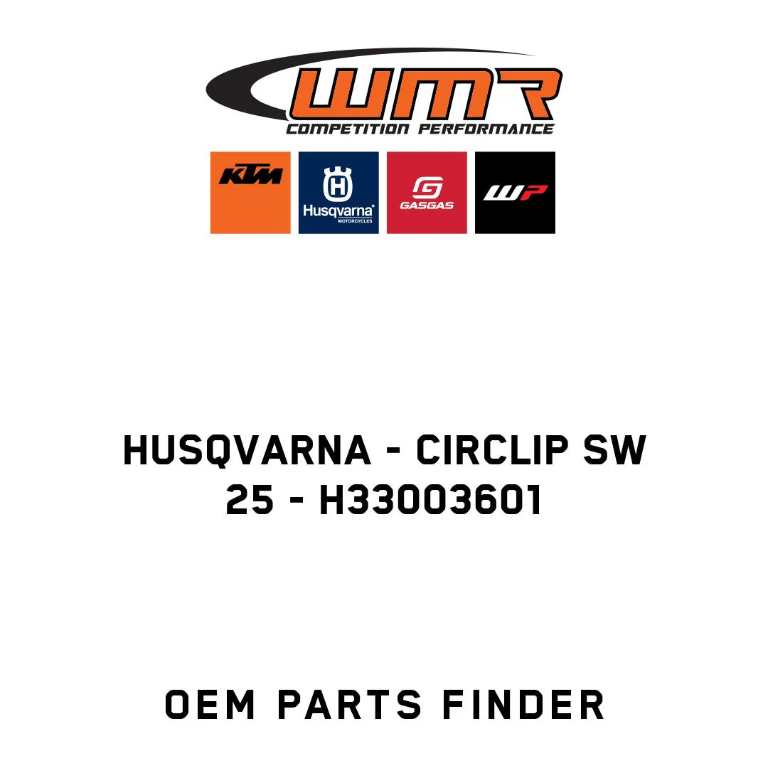 Husqvarna - CIRCLIP SW 25 - H33003601