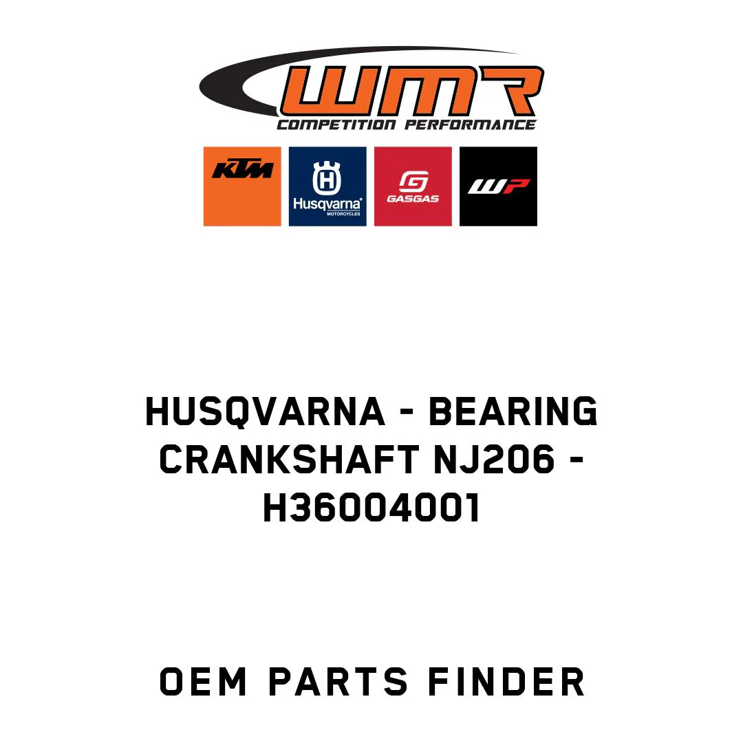 Husqvarna - BEARING CRANKSHAFT NJ206 - H36004001