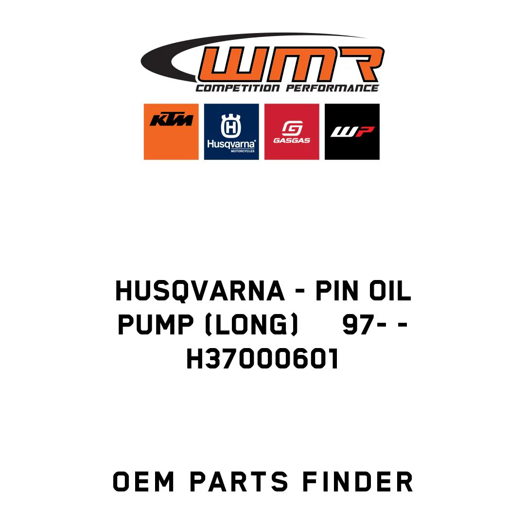 Husqvarna - PIN OIL PUMP (LONG)     97- - H37000601