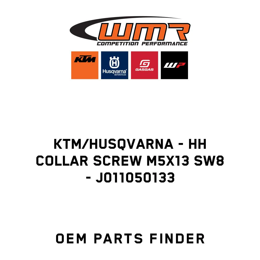 KTM/Husqvarna - HH COLLAR SCREW M5X13 SW8 - J011050133