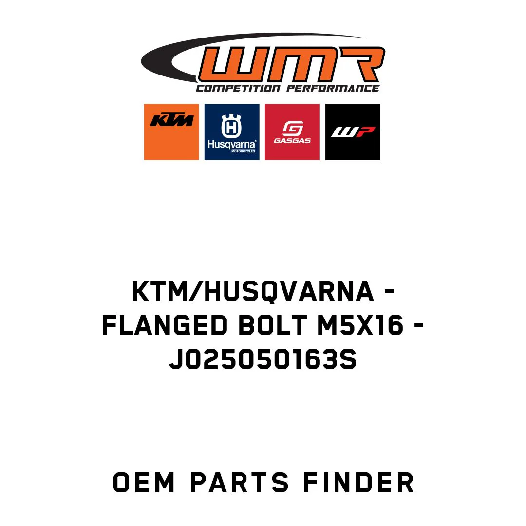KTM/Husqvarna - FLANGED BOLT M5X16 - J025050163S