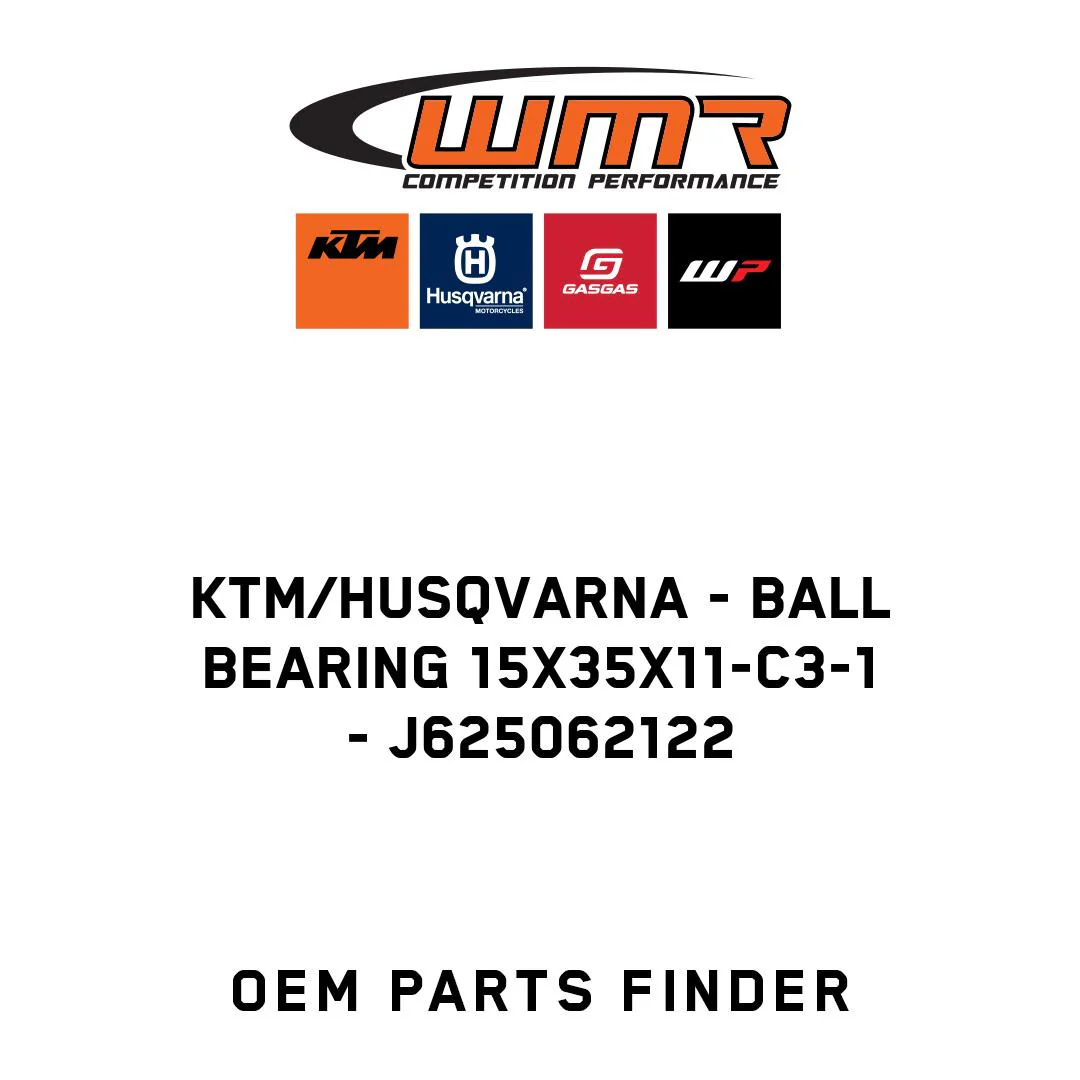 KTM/Husqvarna - BALL BEARING 15X35X11-C3-1 - J625062122