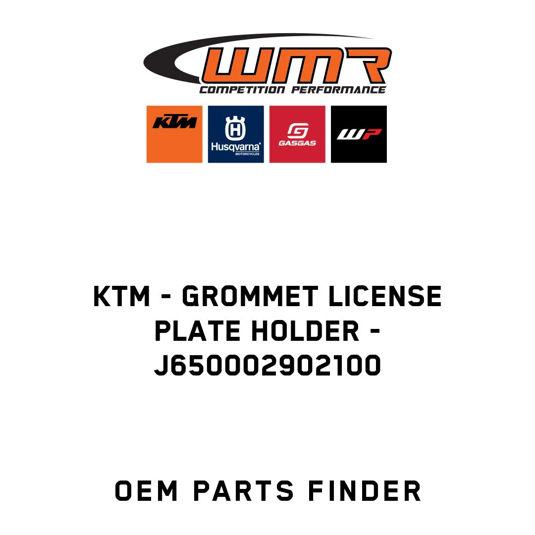 KTM - grommet license plate holder - J650002902100