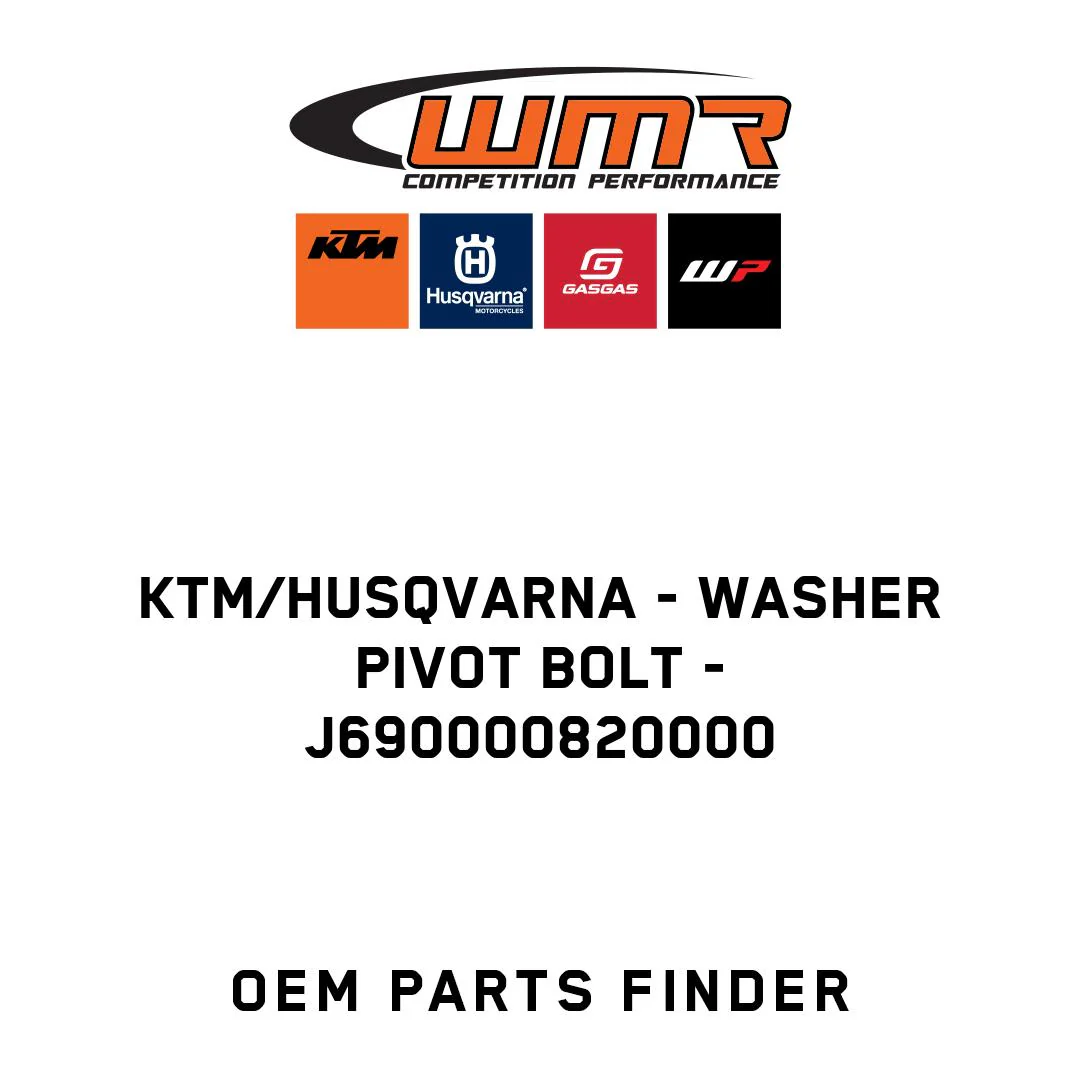 KTM/Husqvarna - WASHER PIVOT BOLT - J690000820000