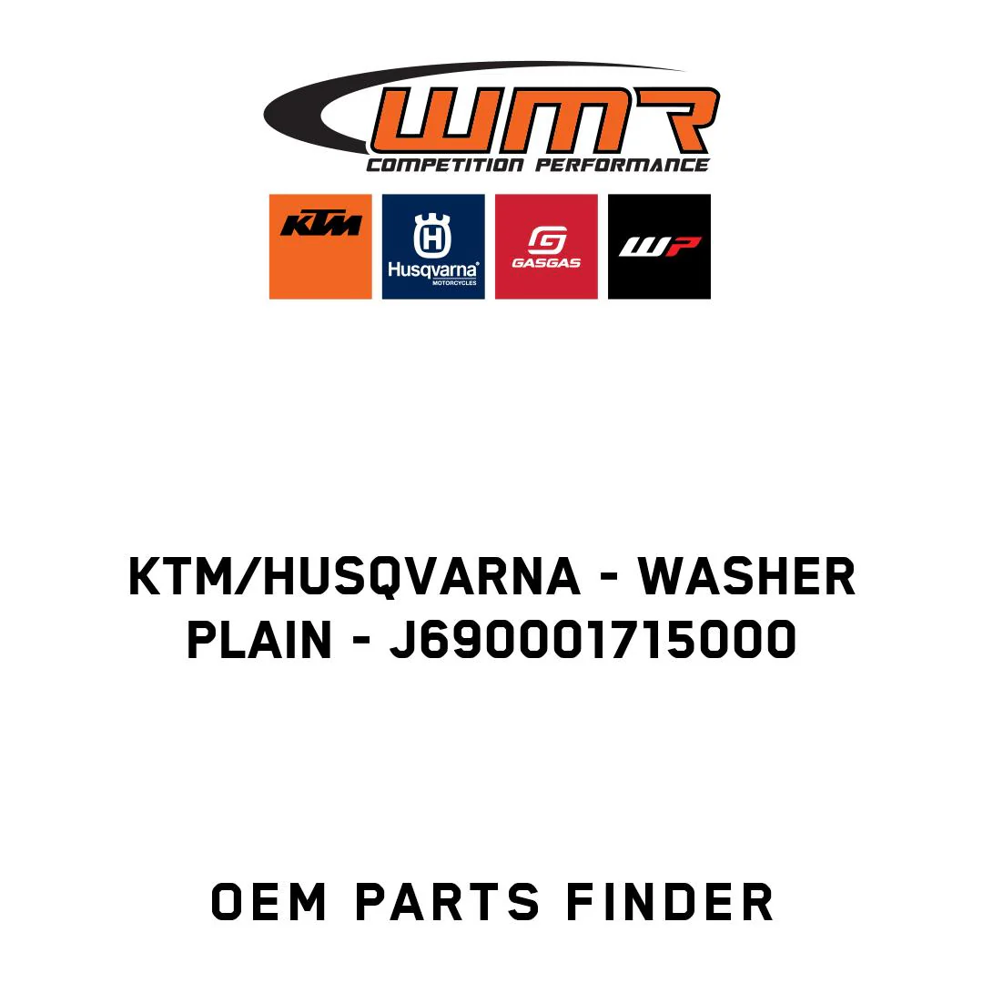 KTM/Husqvarna - washer plain - J690001715000