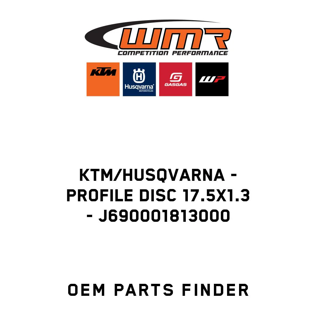 KTM/Husqvarna - Profile disc 17.5x1.3 - J690001813000