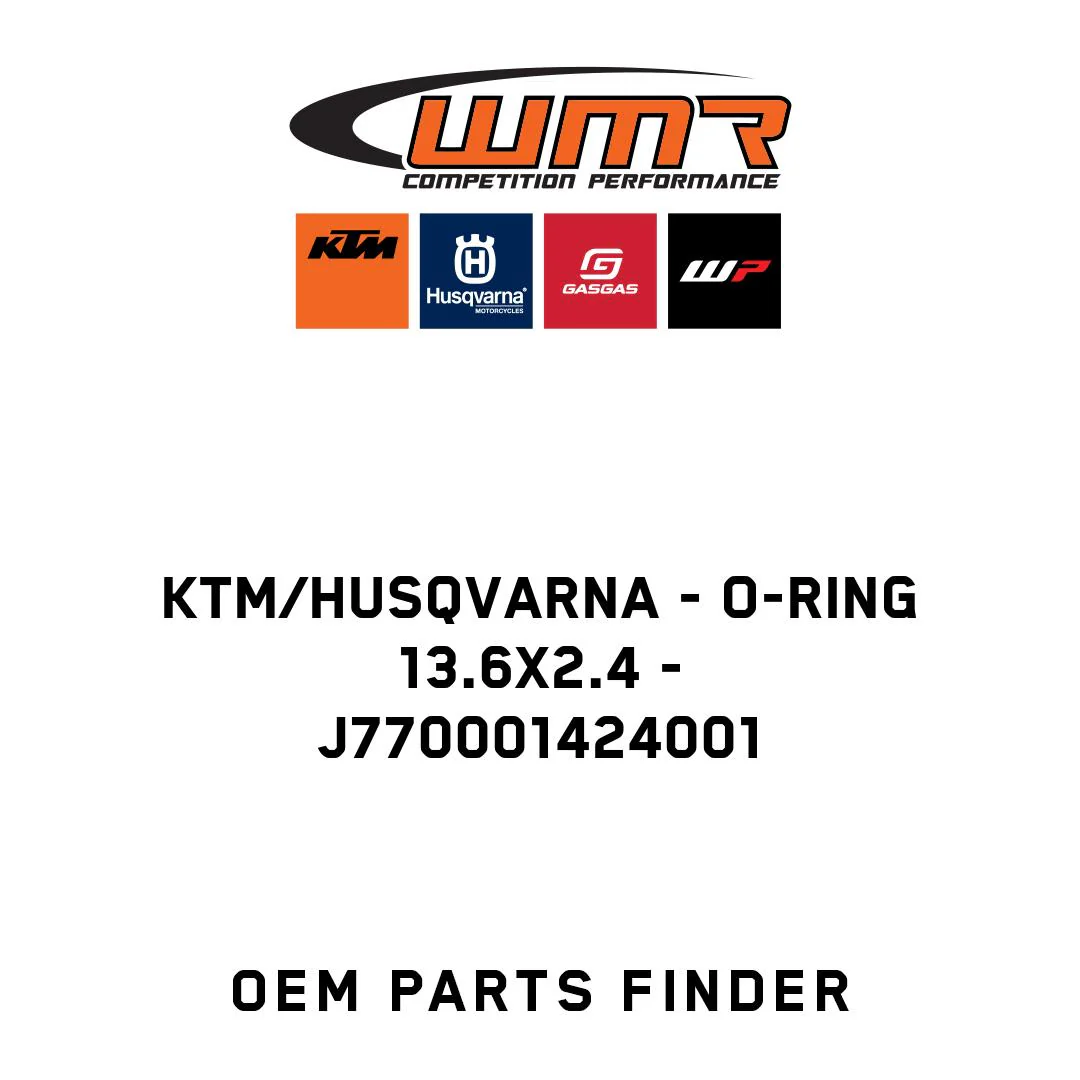 KTM/Husqvarna - O-ring 13.6x2.4 - J770001424001