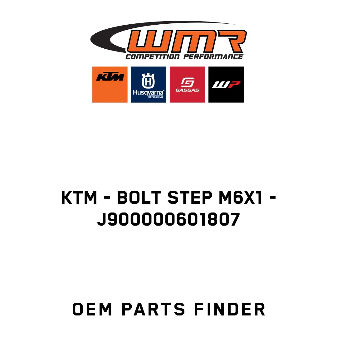 KTM - BOLT STEP M6X1 - J900000601807