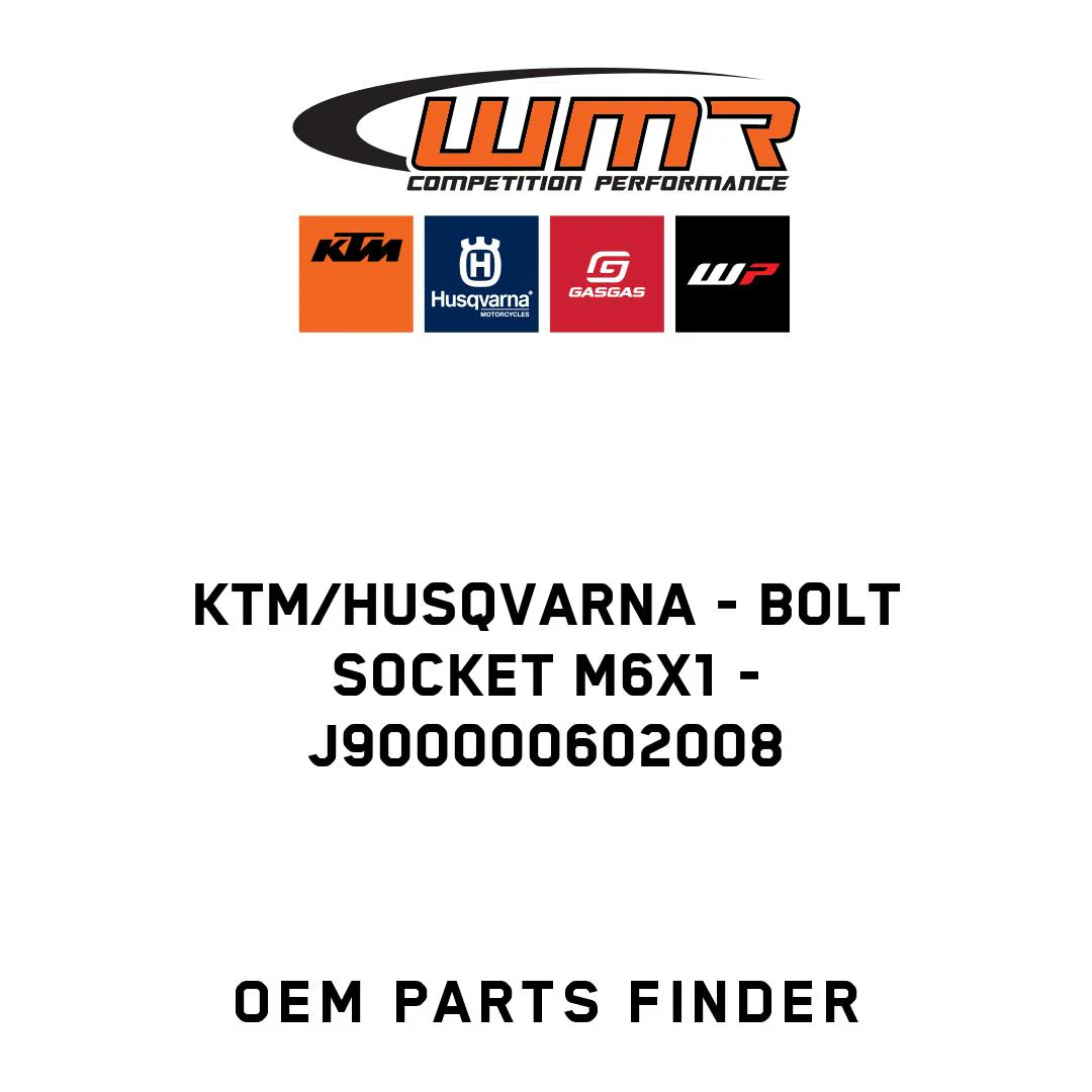 KTM/Husqvarna - bolt socket M6x1 - J900000602008