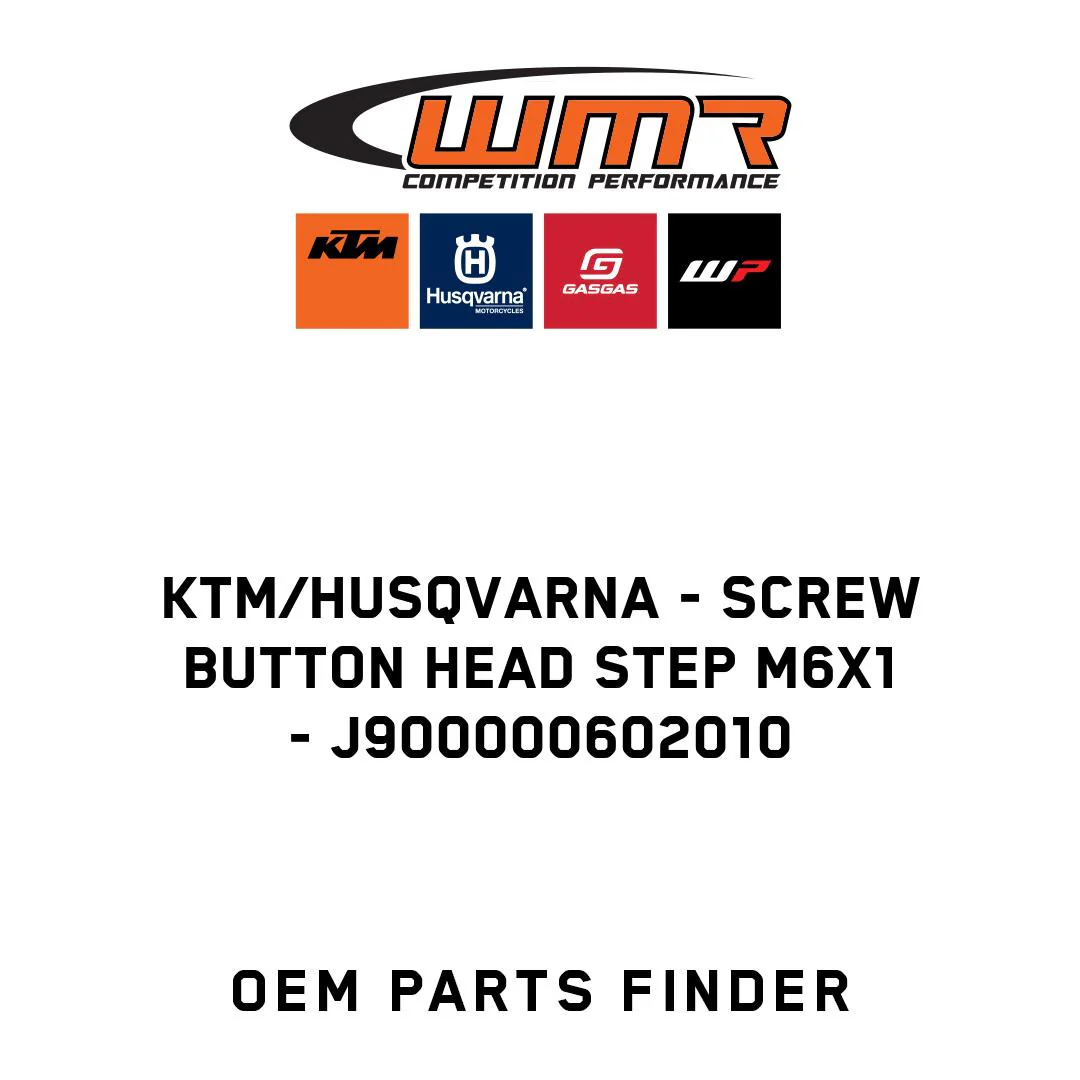 KTM/Husqvarna - screw button head step M6x1 - J900000602010