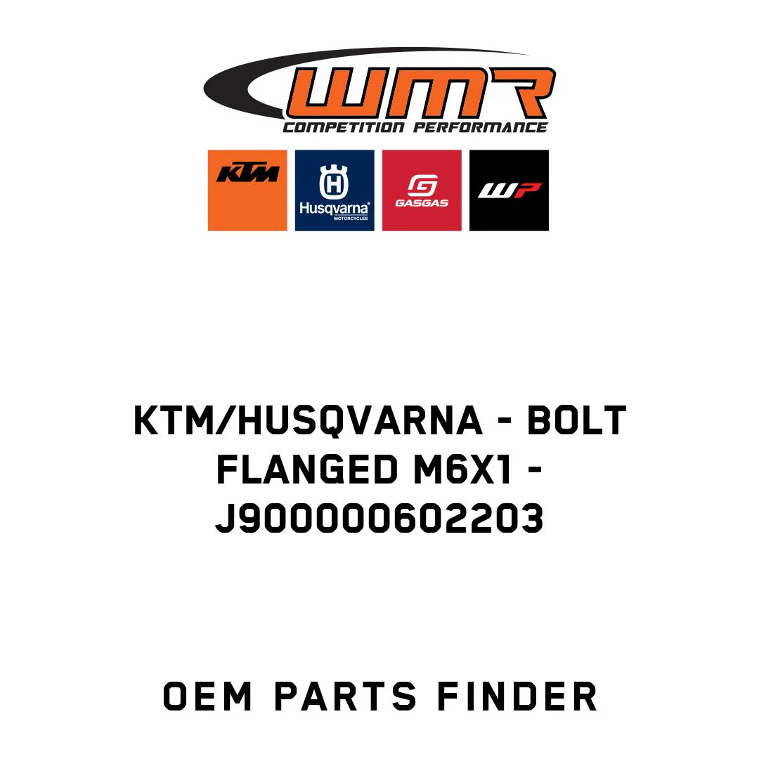KTM/Husqvarna - BOLT FLANGED M6X1 - J900000602203