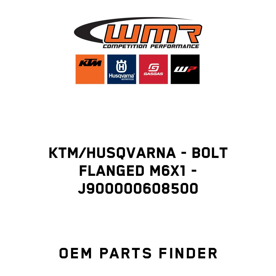 KTM/Husqvarna - bolt flanged M6x1 - J900000608500