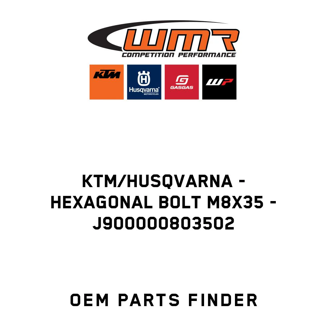 KTM/Husqvarna - Hexagonal bolt M8x35 - J900000803502