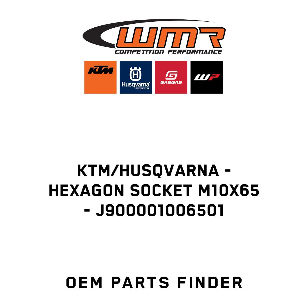 KTM/Husqvarna - Hexagon socket M10x65 - J900001006501