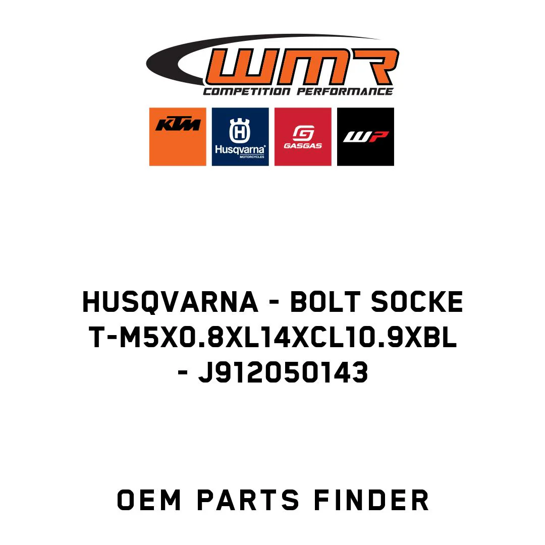 Husqvarna - bolt socket-m5x0.8xl14xcl10.9xbl - J912050143