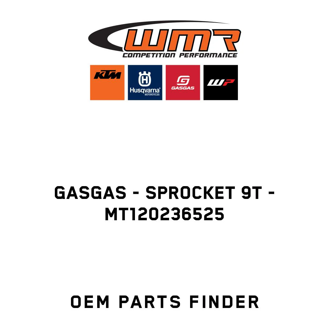 GASGAS - Sprocket 9T - MT120236525