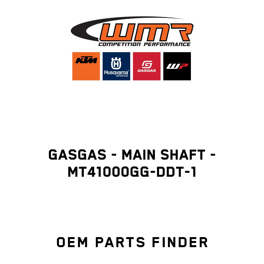 GASGAS - Main shaft - MT41000GG-DDT-1