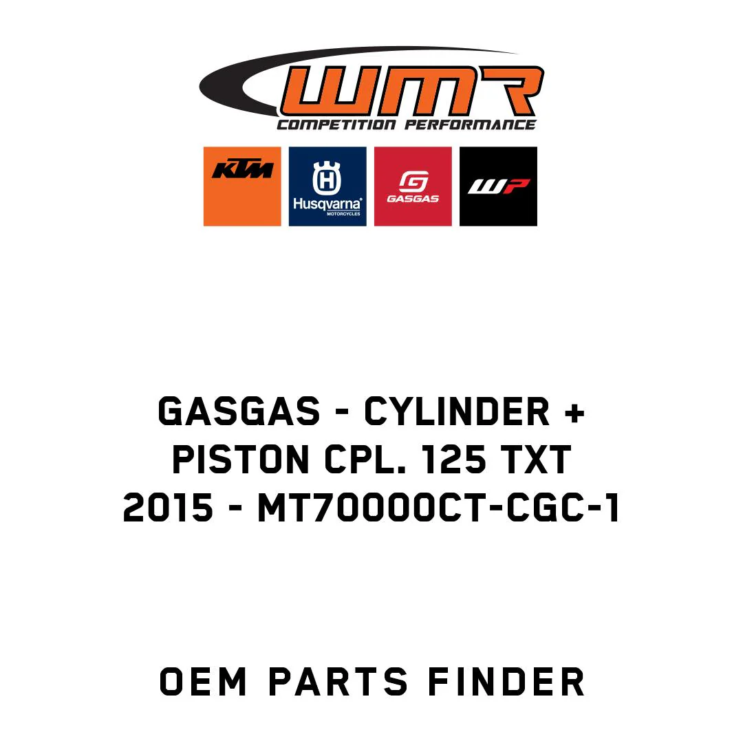 GASGAS - Cylinder + piston cpl. 125 txt 2015 - MT70000CT-CGC-1