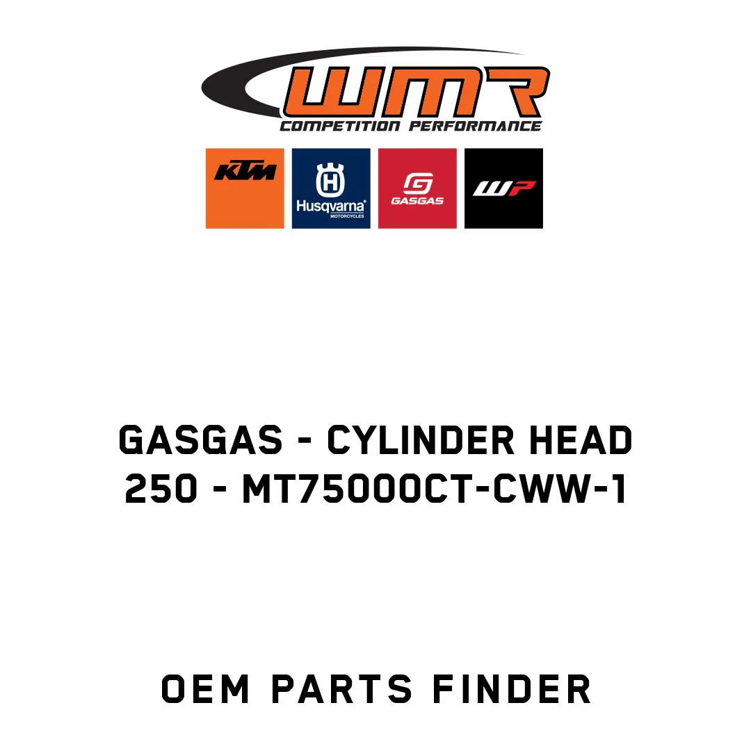 GASGAS - Cylinder head 250 - MT75000CT-CWW-1