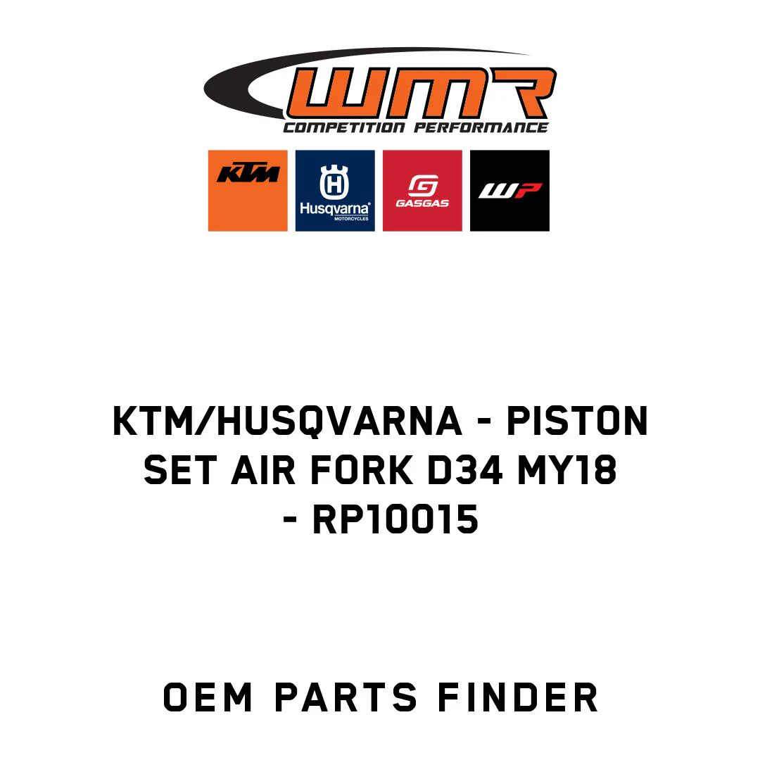 KTM/Husqvarna - Piston set air fork D34 MY18 - RP10015