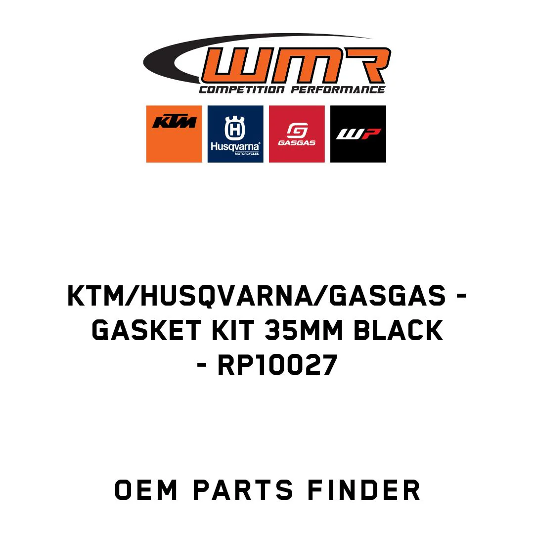 KTM/Husqvarna/GASGAS - gasket kit 35mm black - RP10027