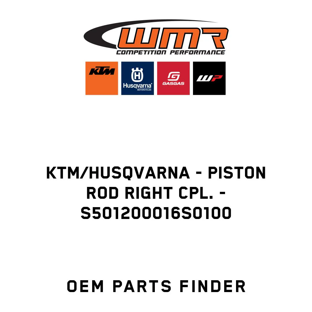 KTM/Husqvarna - piston rod right cpl. - S501200016S0100