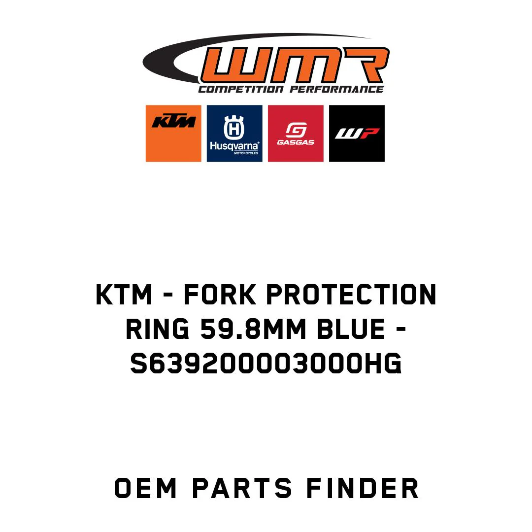 KTM - Fork protection ring 59.8mm blue - S639200003000HG