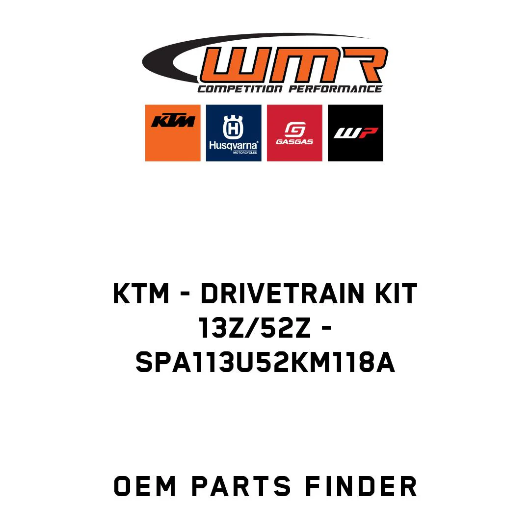 KTM - Drivetrain kit 13Z/52Z - SPA113U52KM118A